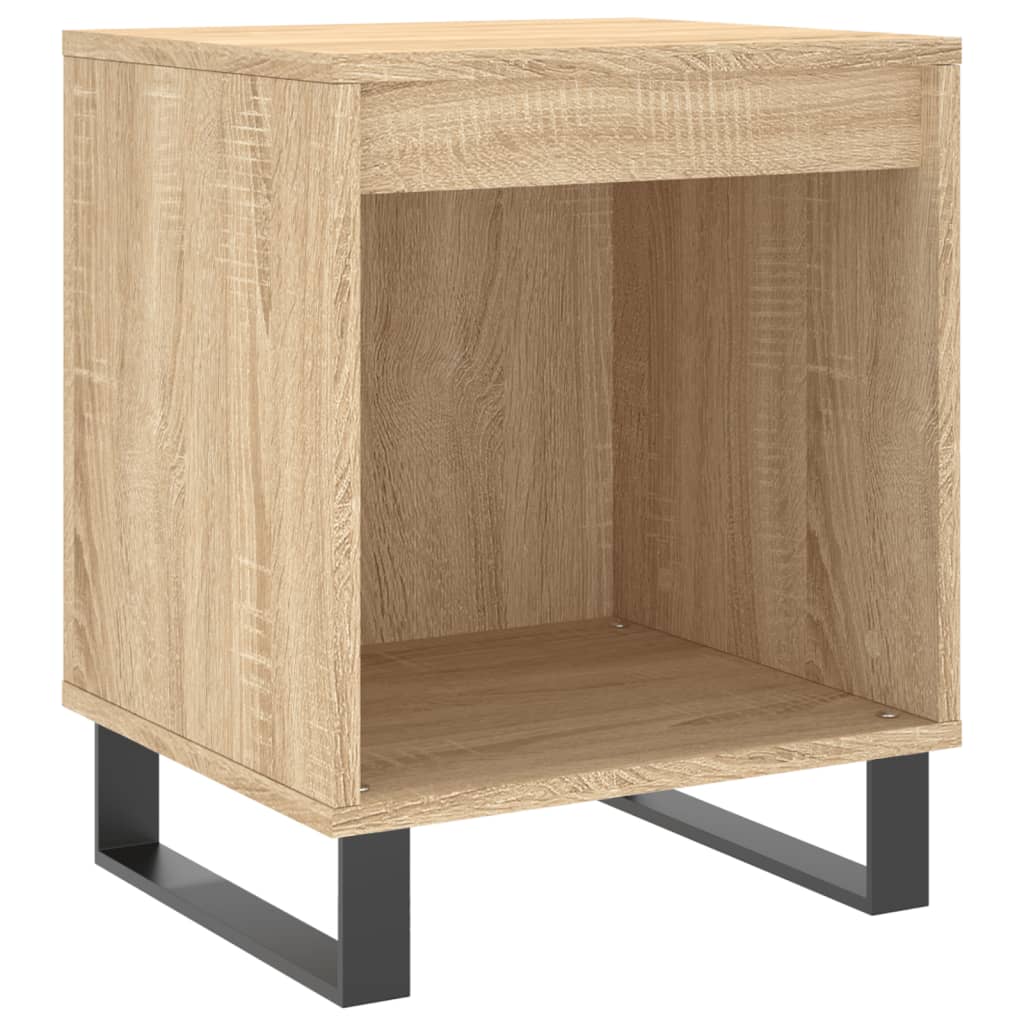 vidaXL Nachttische 2 Stk. Sonoma-Eiche 40x35x50 cm Holzwerkstoff