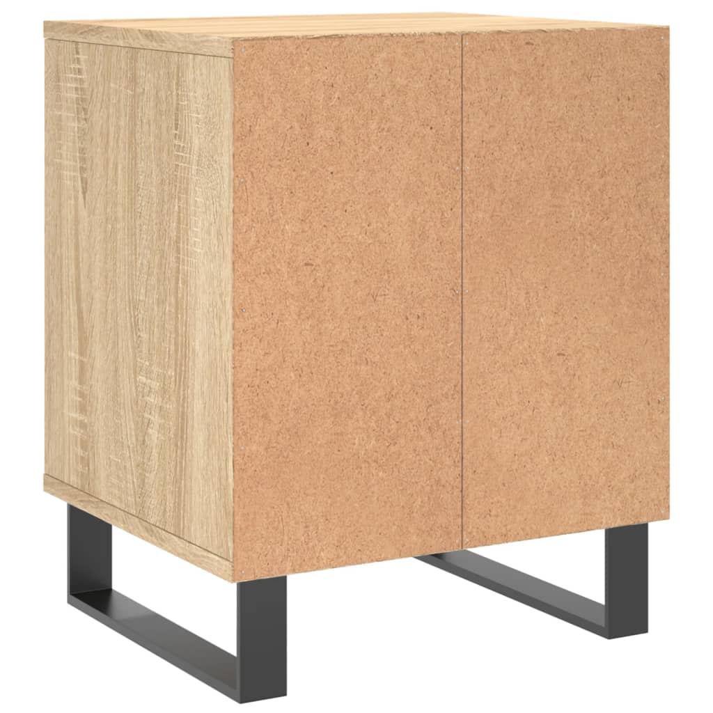vidaXL Nachttische 2 Stk. Sonoma-Eiche 40x35x50 cm Holzwerkstoff