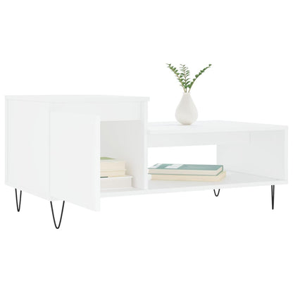 vidaXL Couchtisch Weiß 100x50x45 cm Holzwerkstoff
