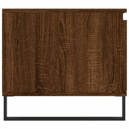 vidaXL Table basse marron aspect chêne 100x50x45 cm Bois d'ingénierie