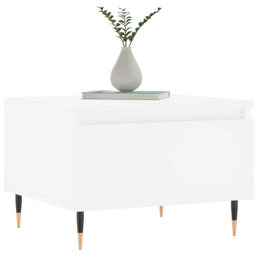 vidaXL Couchtisch Weiß 50x46x35 cm Holzwerkstoff