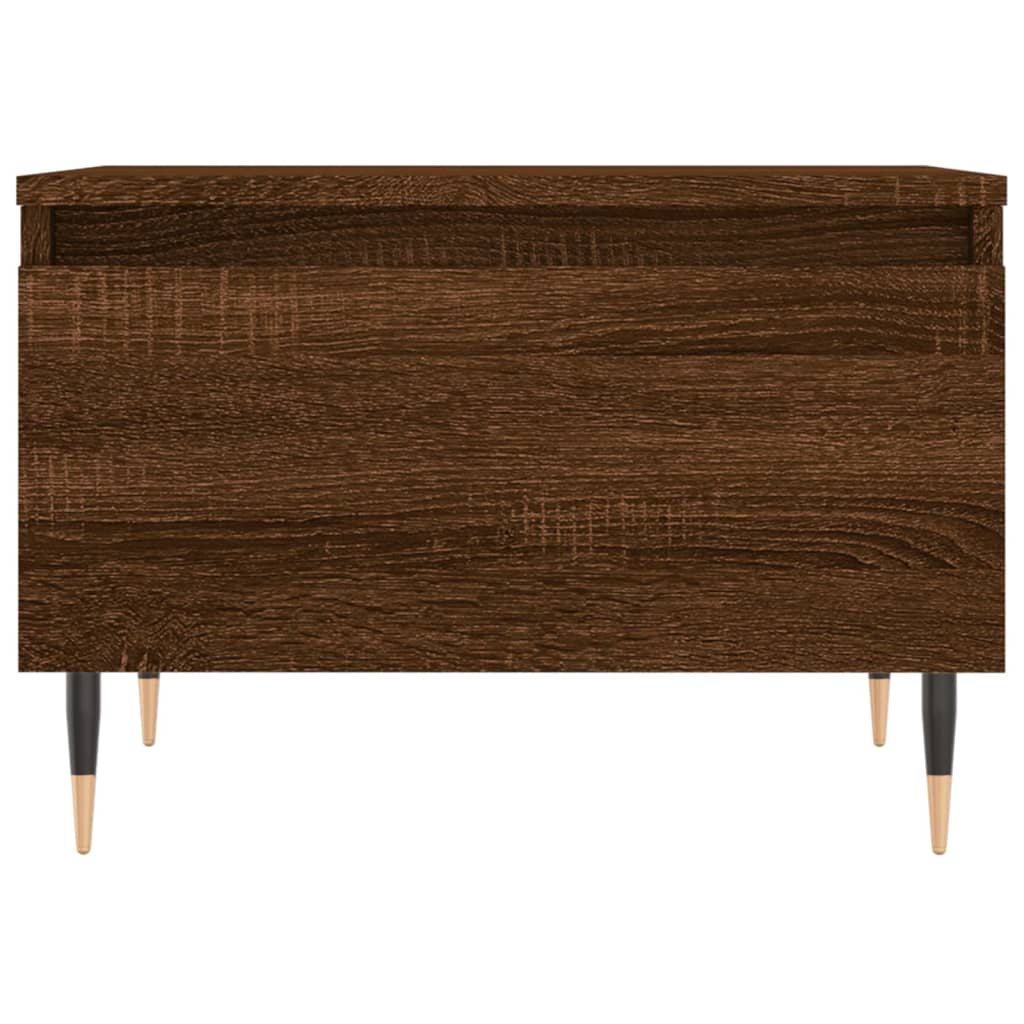vidaXL Couchtische 2 Stk. Braun Eichen-Optik 50x46x35 cm Holzwerkstoff