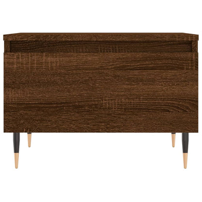 vidaXL Couchtische 2 Stk. Braun Eichen-Optik 50x46x35 cm Holzwerkstoff