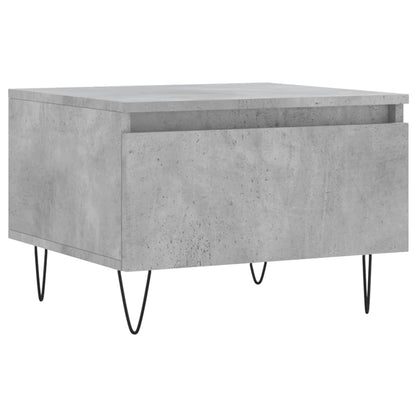 vidaXL Tables basses 2 pcs. Gris béton 50x46x35 cm Bois d'ingénierie