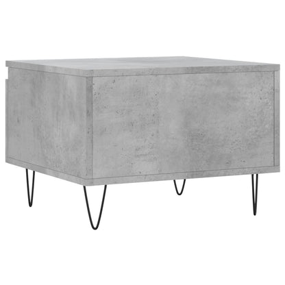 vidaXL Tables basses 2 pcs. Gris béton 50x46x35 cm Bois d'ingénierie