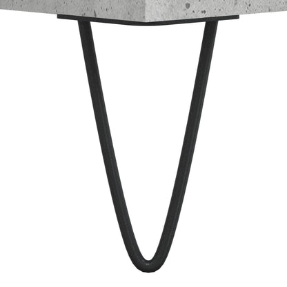 vidaXL Tables basses 2 pcs. Gris béton 50x46x35 cm Bois d'ingénierie