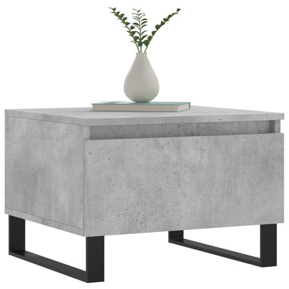 vidaXL Tables basses 2 pcs. Gris béton 50x46x35 cm Bois d'ingénierie