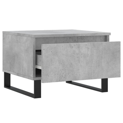 vidaXL Tables basses 2 pcs. Gris béton 50x46x35 cm Bois d'ingénierie