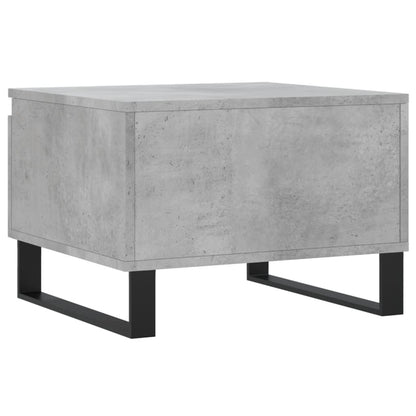 vidaXL Tables basses 2 pcs. Gris béton 50x46x35 cm Bois d'ingénierie