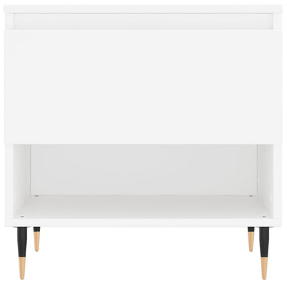 vidaXL Couchtische 2 Stk. Weiß 50x46x50 cm Holzwerkstoff