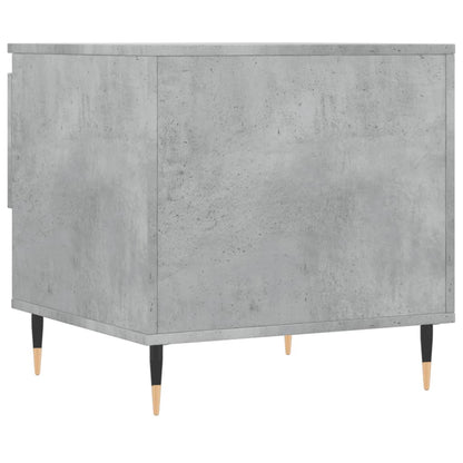 vidaXL Table basse gris béton 50x46x50 cm Aggloméré