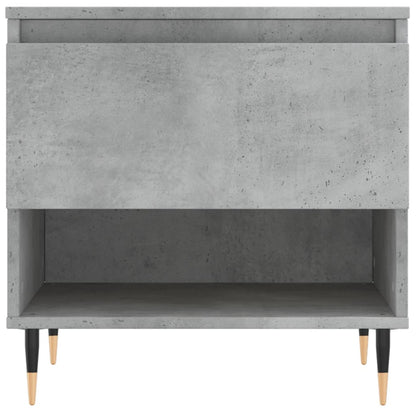 vidaXL Tables basses 2 pcs Gris béton 50x46x50 cm Bois d'ingénierie