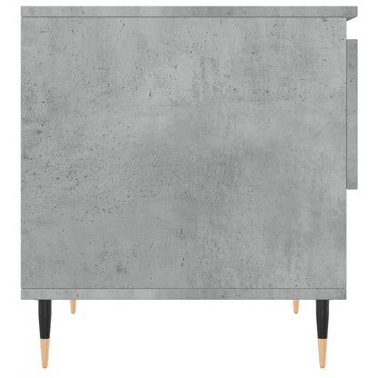 vidaXL Tables basses 2 pcs Gris béton 50x46x50 cm Bois d'ingénierie