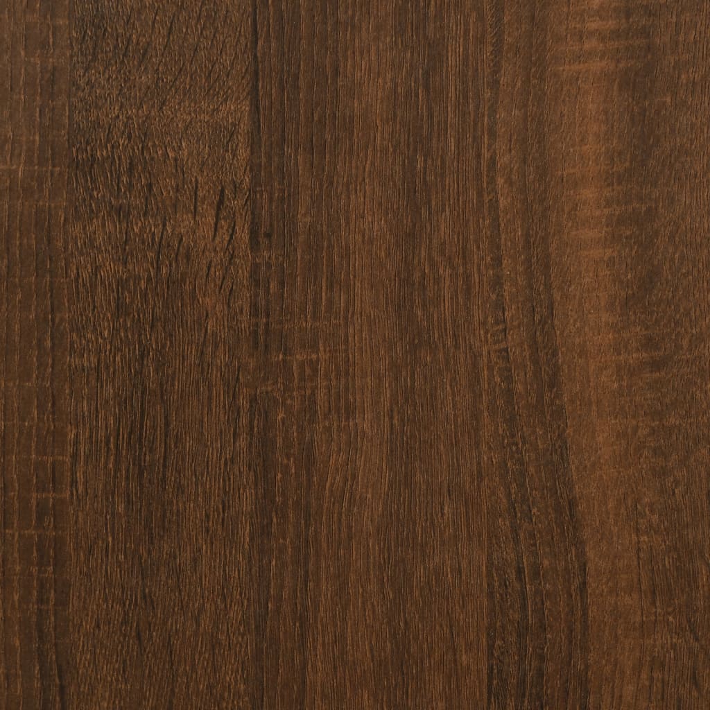 vidaXL Couchtisch Braun Eichen-Optik 50x46x50 cm Holzwerkstoff