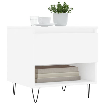 vidaXL Couchtisch Weiß 50x46x50 cm Holzwerkstoff