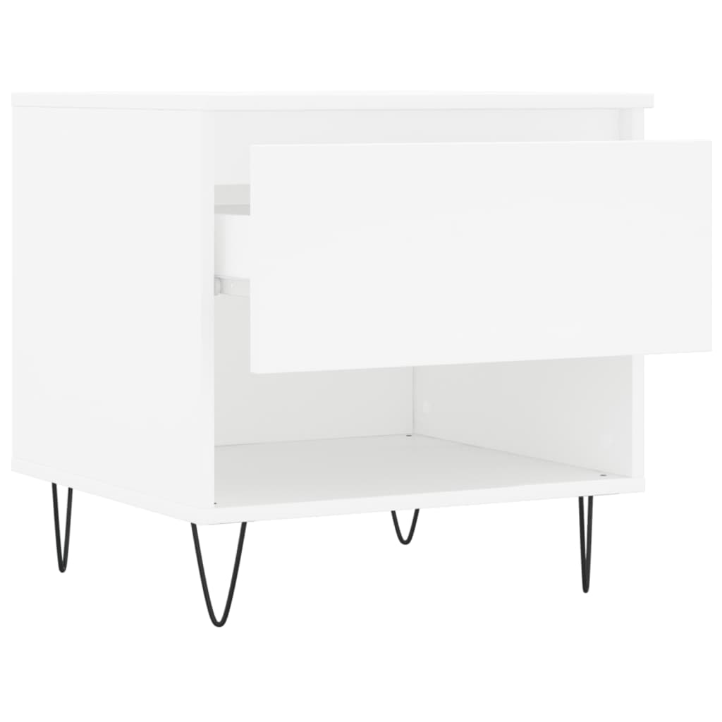 vidaXL Couchtisch Weiß 50x46x50 cm Holzwerkstoff