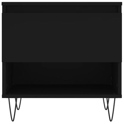 vidaXL Couchtisch Schwarz 50x46x50 cm Holzwerkstoff