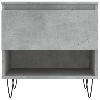 vidaXL Couchtische 2 Stk. Betongrau 50x46x50 cm Holzwerkstoff