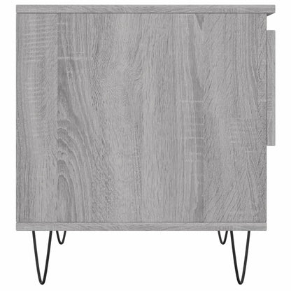 vidaXL Tables basses 2 pcs Gris Sonoma 50x46x50 cm Bois d'ingénierie