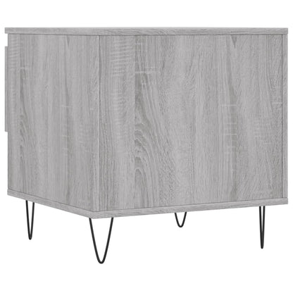 vidaXL Tables basses 2 pcs Gris Sonoma 50x46x50 cm Bois d'ingénierie