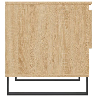 vidaXL Couchtische 2 Stk. Sonoma-Eiche 50x46x50 cm Holzwerkstoff