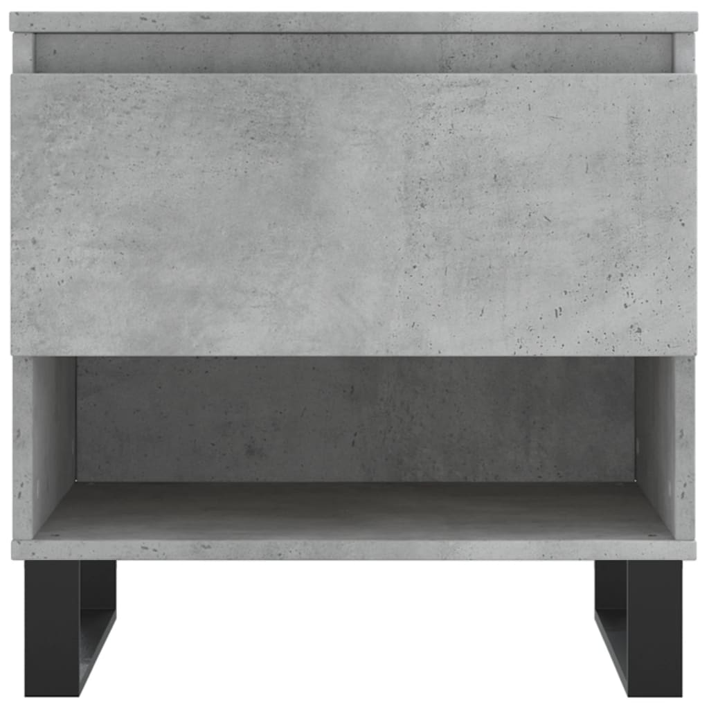 vidaXL Couchtische 2 Stk. Betongrau 50x46x50 cm Holzwerkstoff