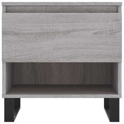 vidaXL Tables basses 2 pcs Gris Sonoma 50x46x50 cm Bois d'ingénierie