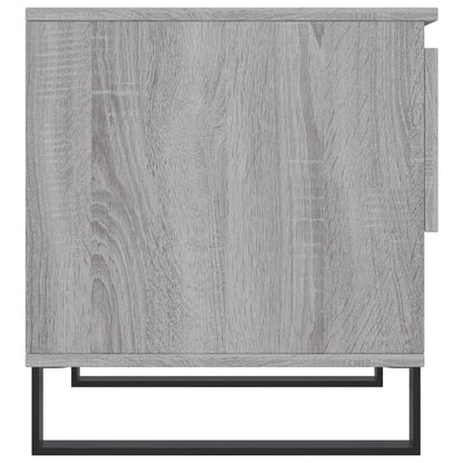 vidaXL Tables basses 2 pcs Gris Sonoma 50x46x50 cm Bois d'ingénierie