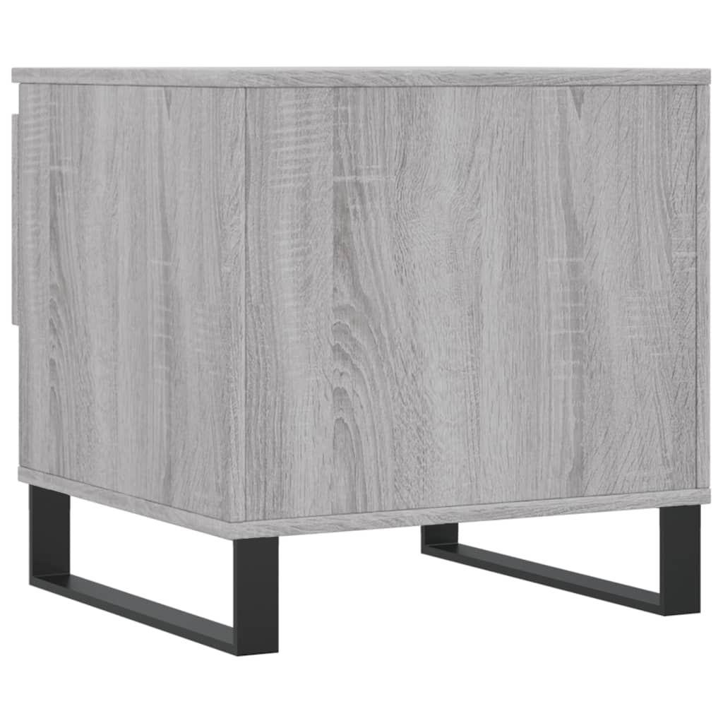 vidaXL Tables basses 2 pcs Gris Sonoma 50x46x50 cm Bois d'ingénierie