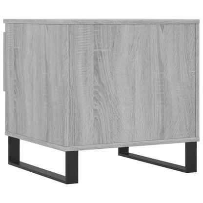 vidaXL Tables basses 2 pcs Gris Sonoma 50x46x50 cm Bois d'ingénierie