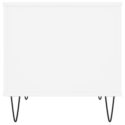 Couchtisch Weiß 60x44,5x45 cm Holzwerkstoff