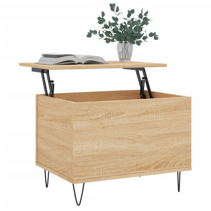 vidaXL Table basse chêne sonoma 60x44,5x45 cm bois d'ingénierie