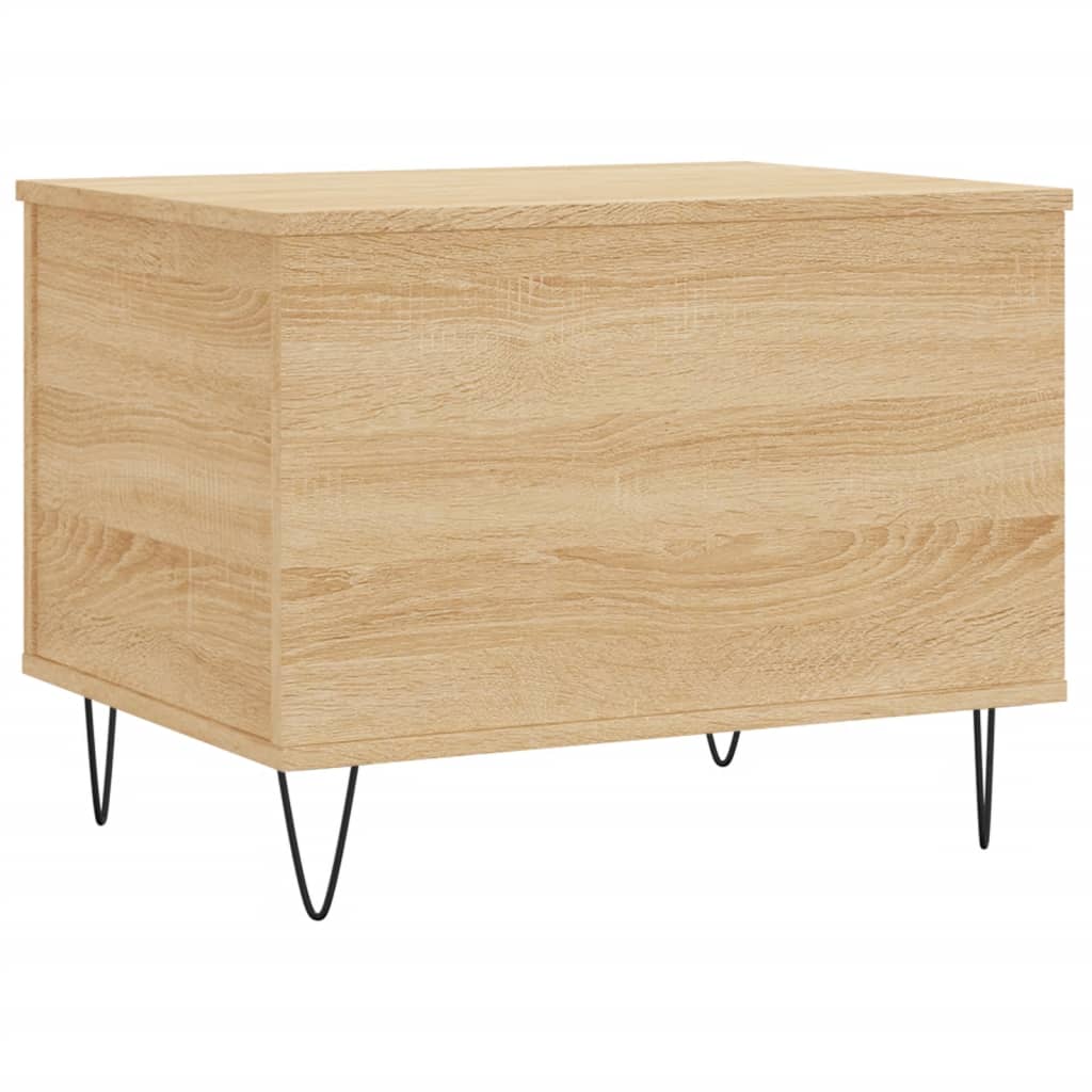 vidaXL Table basse chêne sonoma 60x44,5x45 cm bois d'ingénierie