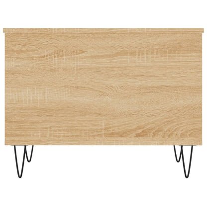 vidaXL Table basse chêne sonoma 60x44,5x45 cm bois d'ingénierie