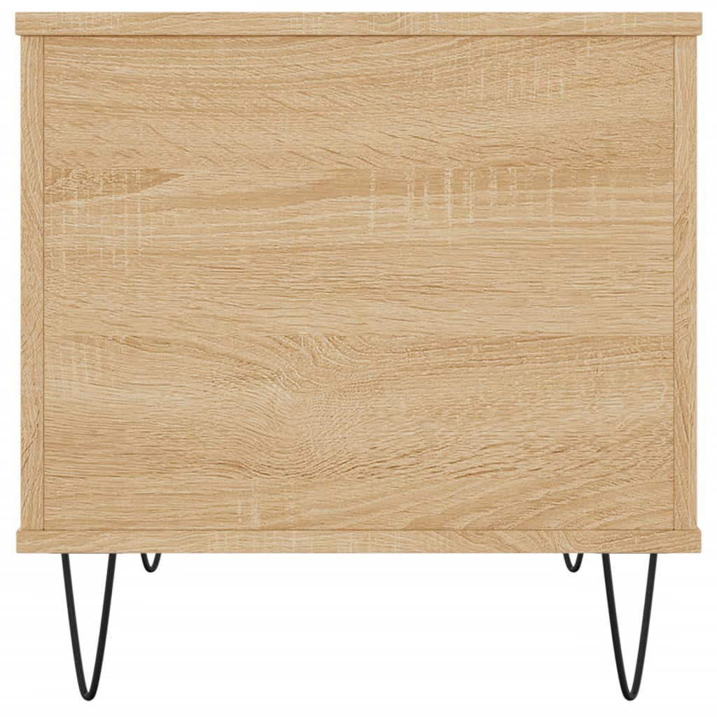 vidaXL Table basse chêne sonoma 60x44,5x45 cm bois d'ingénierie