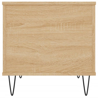vidaXL Table basse chêne sonoma 60x44,5x45 cm bois d'ingénierie