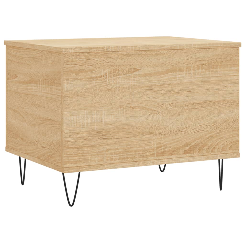 vidaXL Table basse chêne sonoma 60x44,5x45 cm bois d'ingénierie