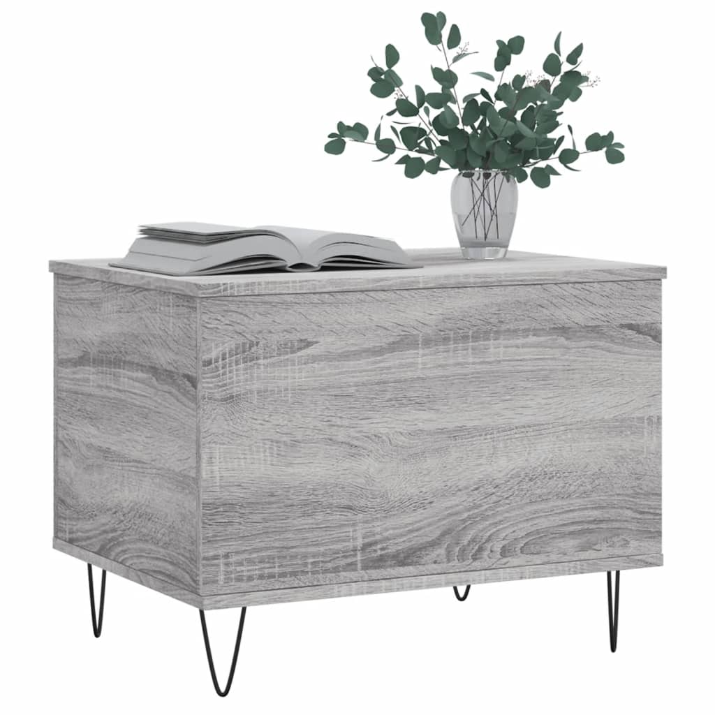 vidaXL Table basse gris sonoma 60x44,5x45 cm Aggloméré