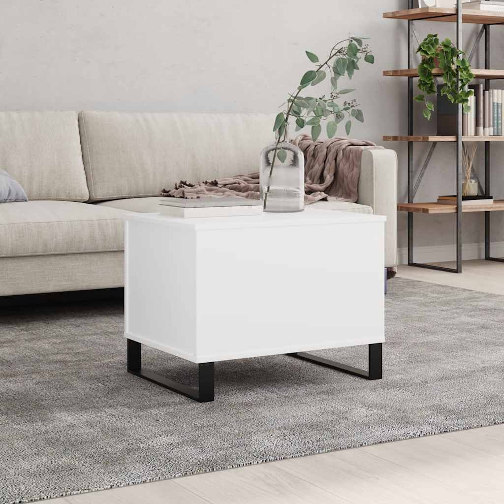 vidaXL Couchtisch Weiß 60x44,5x45 cm Holzwerkstoff