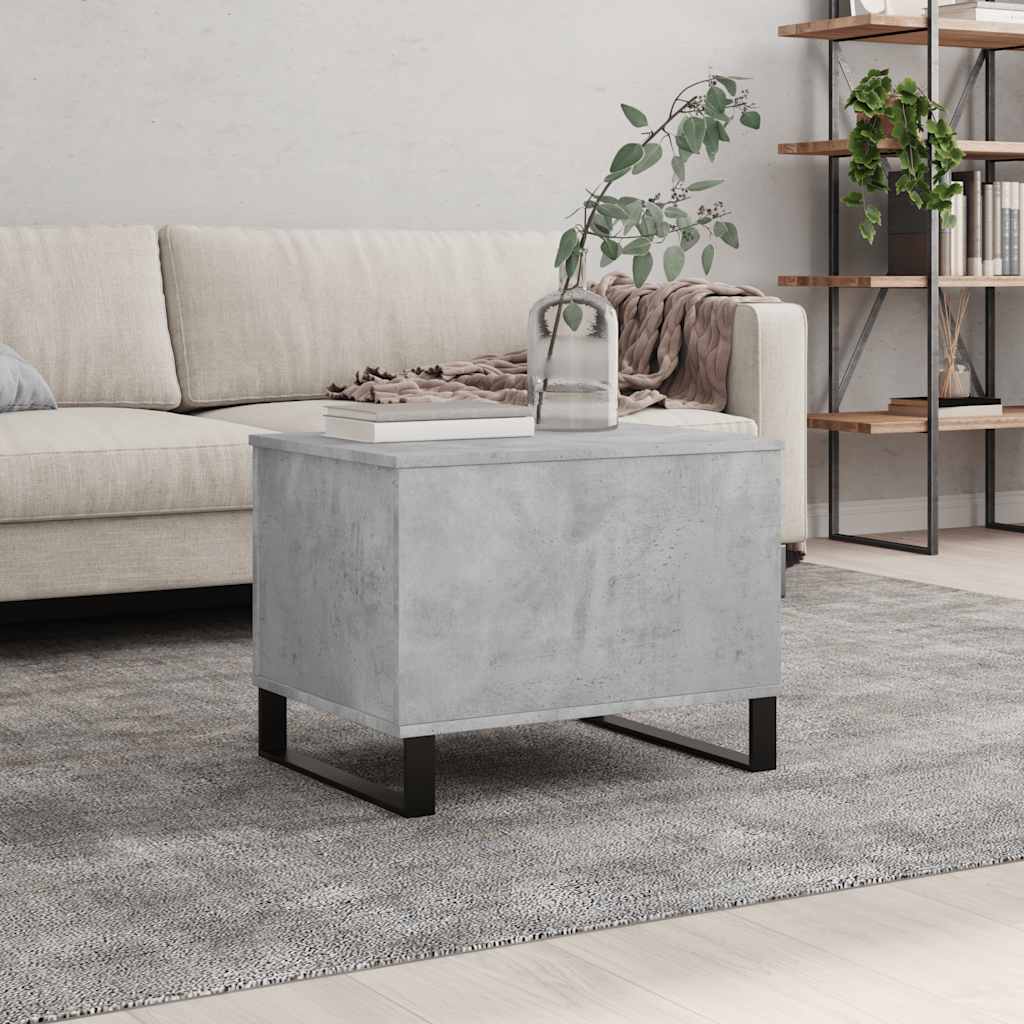 vidaXL Couchtisch Betongrau 60x44,5x45 cm Holzwerkstoff