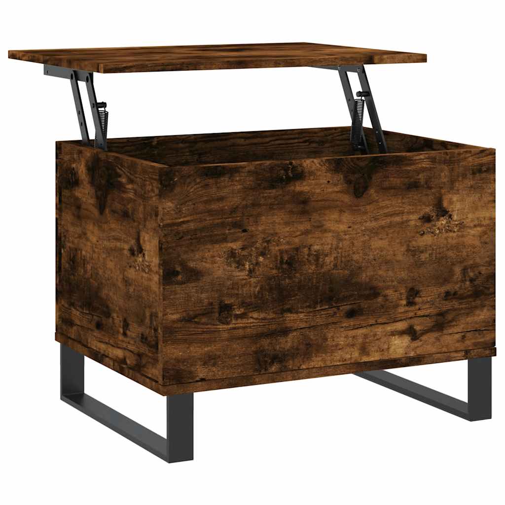 vidaXL Couchtisch Räuchereiche 60x44,5x45 cm Holzwerkstoff