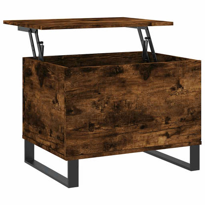 vidaXL Couchtisch Räuchereiche 60x44,5x45 cm Holzwerkstoff