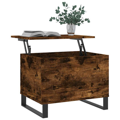 vidaXL Couchtisch Räuchereiche 60x44,5x45 cm Holzwerkstoff