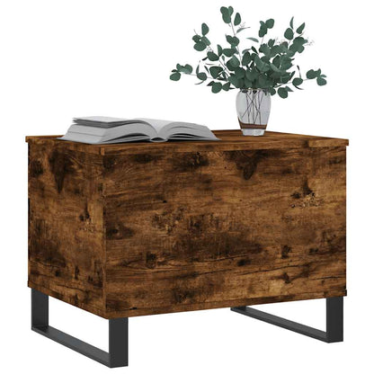 vidaXL Couchtisch Räuchereiche 60x44,5x45 cm Holzwerkstoff