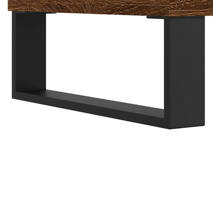 vidaXL Couchtisch Räuchereiche 60x44,5x45 cm Holzwerkstoff