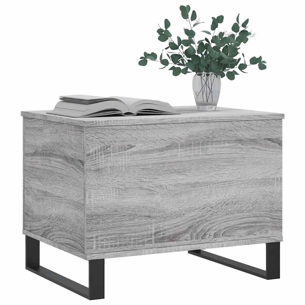 vidaXL Table basse gris sonoma 60x44,5x45 cm Aggloméré