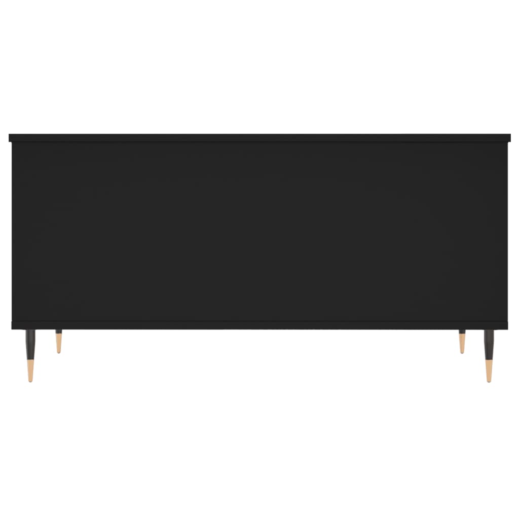 vidaXL Couchtisch Schwarz 90x44,5x45 cm Holzwerkstoff