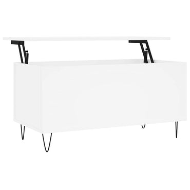 vidaXL Couchtisch Weiß 90x44,5x45 cm Holzwerkstoff