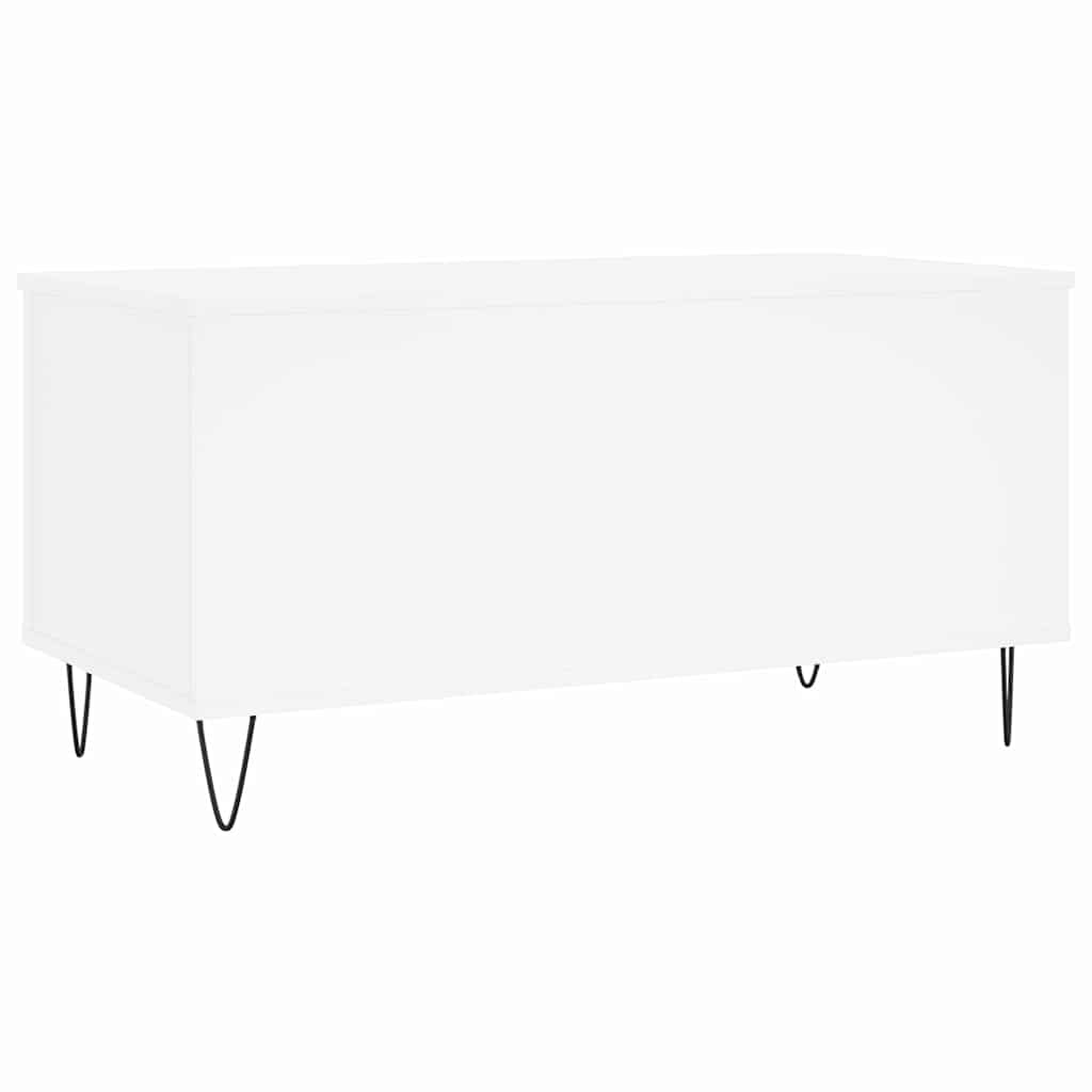vidaXL Couchtisch Weiß 90x44,5x45 cm Holzwerkstoff