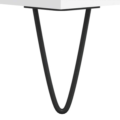 vidaXL Couchtisch Weiß 90x44,5x45 cm Holzwerkstoff